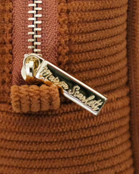 Petite Trousse de Toilette Charlotte - Velours Côtelé