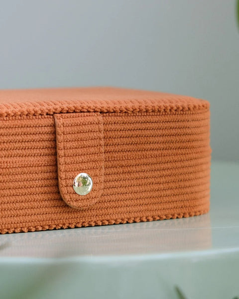 Boîte à Bijoux de Voyage Brigitte - Velours Côtelé