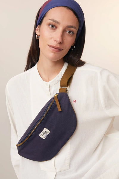 Sac Banane n°44 Canva Navy Blue