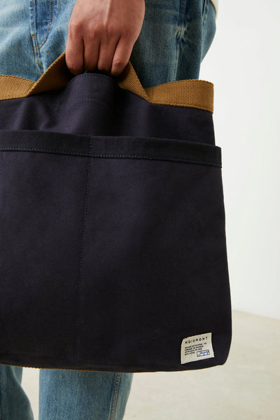 Sac Postier Canvas Navy Blue