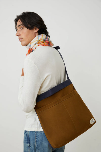 Sac Postier Canvas Kaki