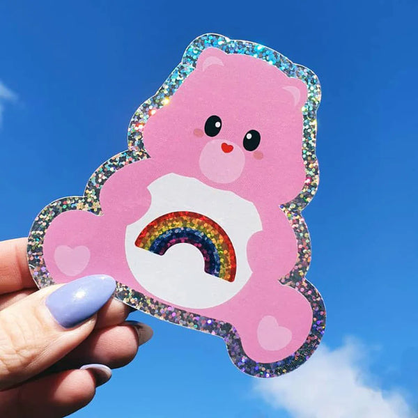 Sticker Bisounours Arc-en-Ciel