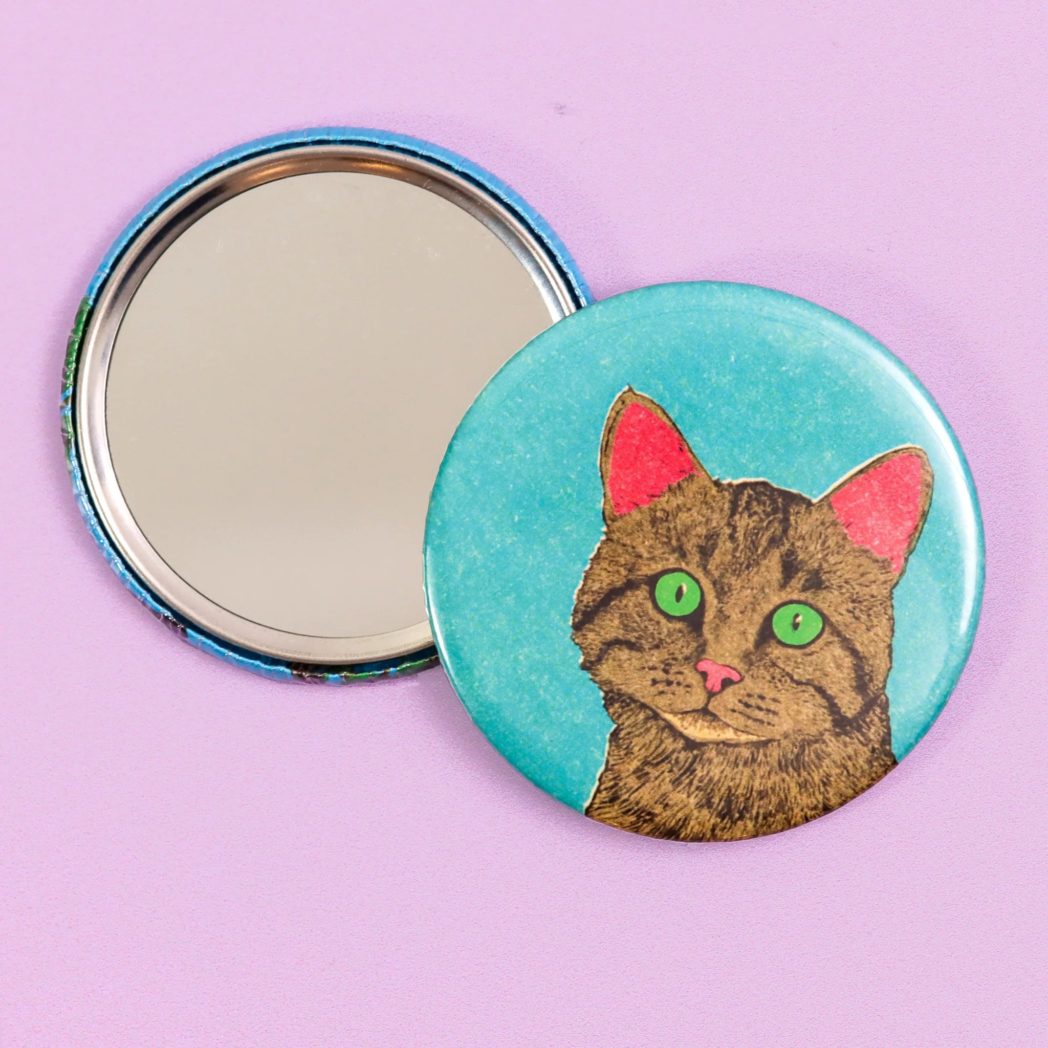 Miroir de Poche Chat