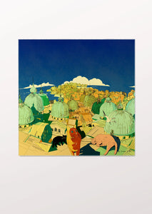 Pochette de Soie - Cats of Venice