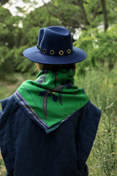Carré Cerf Bohème - Vert