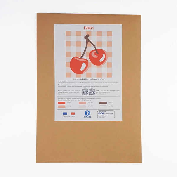 Kit Canevas - Cerises Vichy