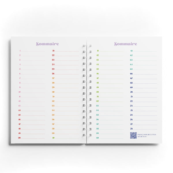 Cahier de Recettes Cherry