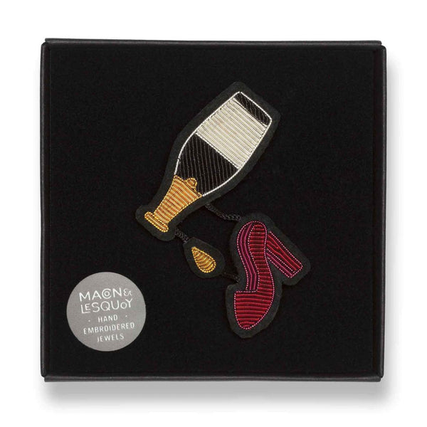Broche Champagne Chéri