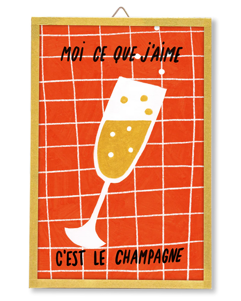 Mini-Cadre Champagne