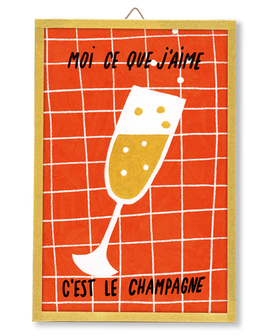 Mini-Cadre Champagne