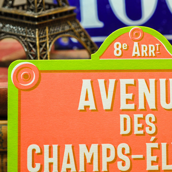 Carte Avenue des Champs-Elysées