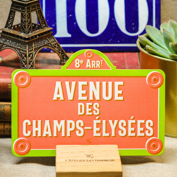 Carte Avenue des Champs-Elysées