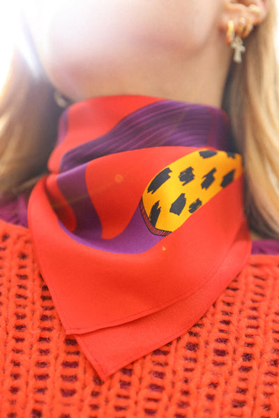 Carré Bandana Chapanoir - Orange