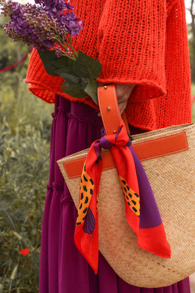 Carré Bandana Chapanoir - Orange