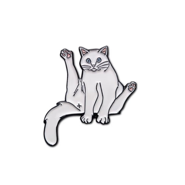 Pin's Chat Blanc