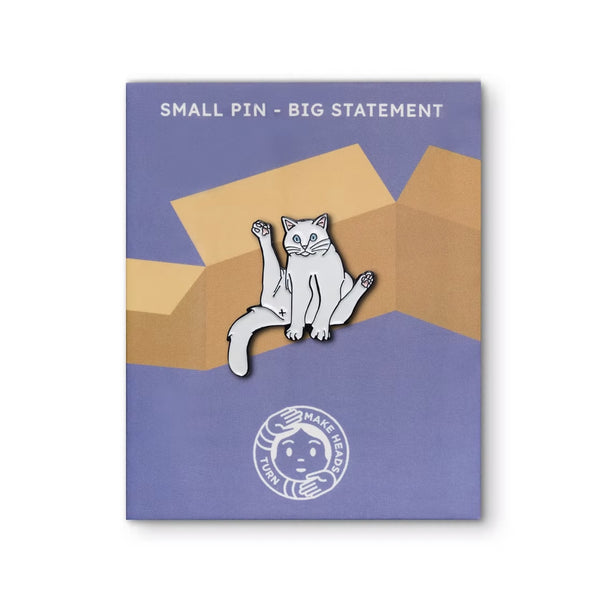 Pin's Chat Blanc