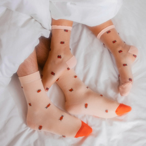 Chaussettes Transparentes Coccinelle