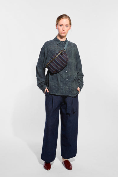 Sac Banane Chiara Epicea Marine Brun