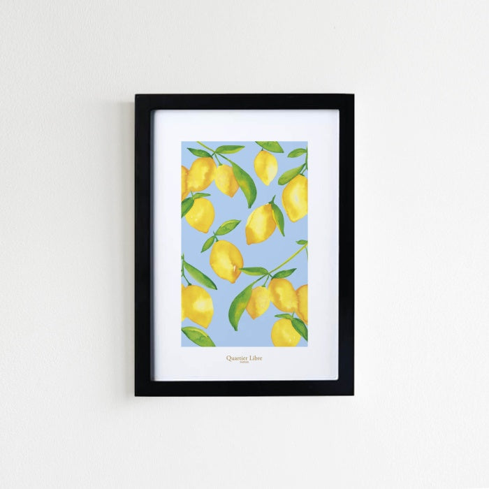 Petite Affiche Citrons