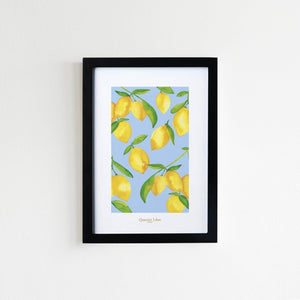 Petite Affiche Citrons