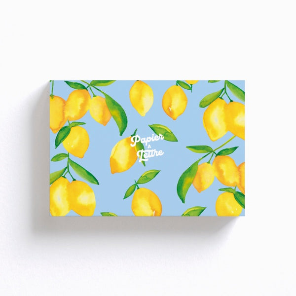 Coffret Papier à Lettres CItrons
