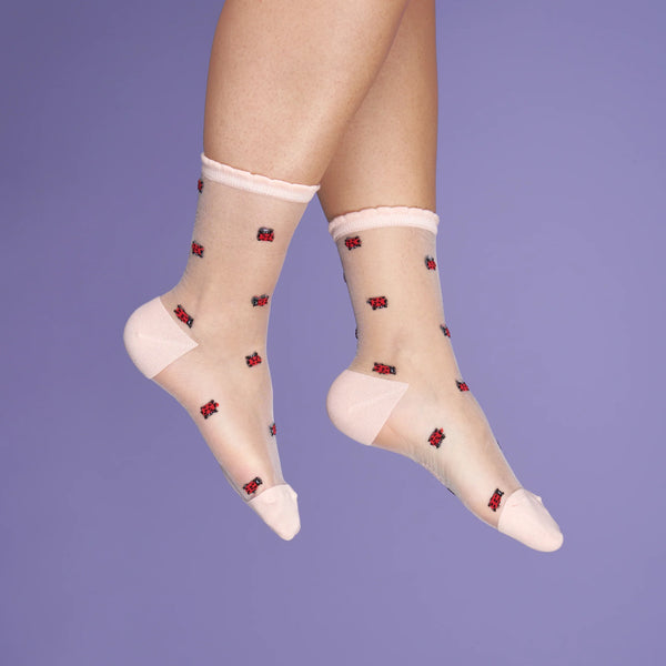 Chaussettes Transparentes Coccinelle