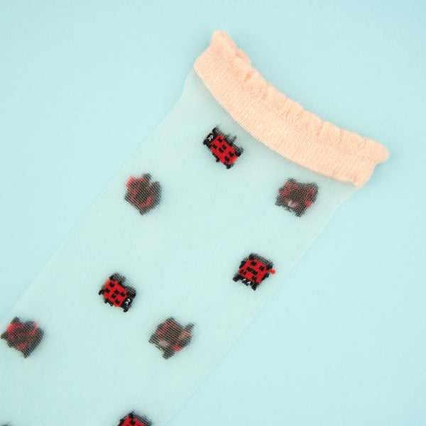 Chaussettes Transparentes Coccinelle