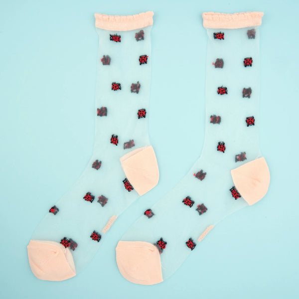 Chaussettes Transparentes Coccinelle