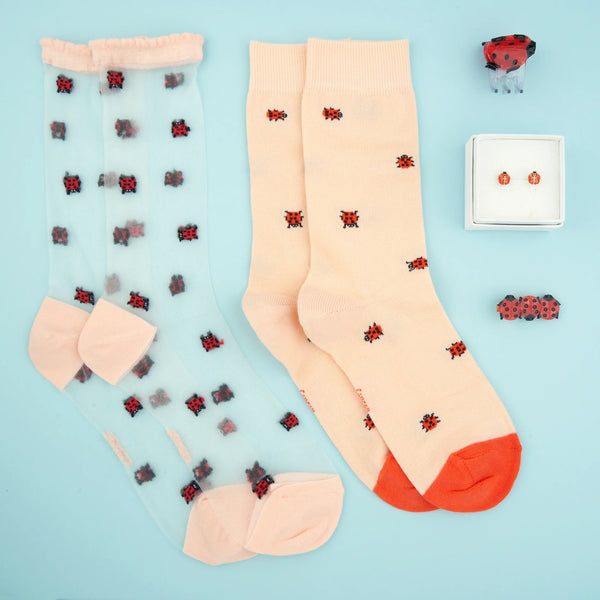 Chaussettes Transparentes Coccinelle