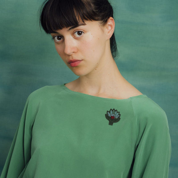 Broche Coeur d'Artichaud