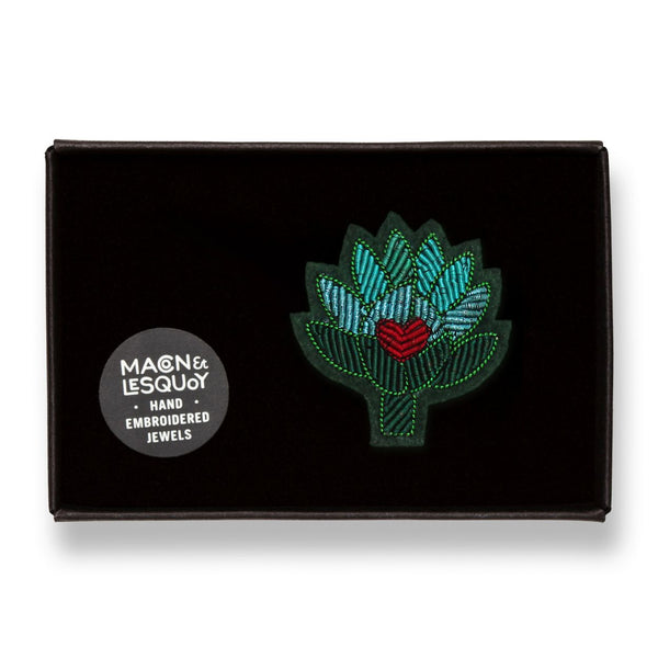 Broche Coeur d'Artichaud