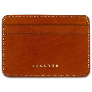 Porte-Cartes Cuir Cognac