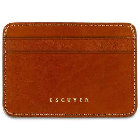 Porte-Cartes Cuir Cognac