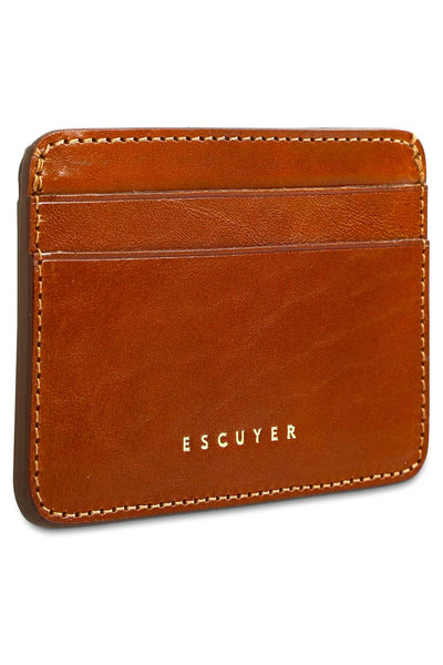 Porte-Cartes Cuir Cognac