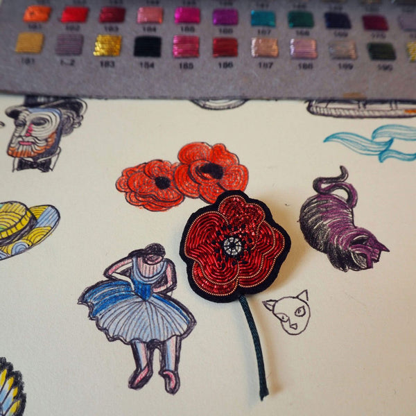 Broche Le Coquelicot de Claude - Musée d'Orsay