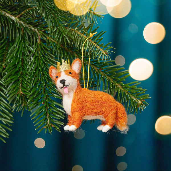 Décoration Corgi Moumoute