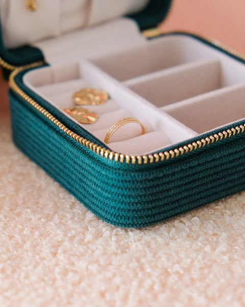 Boîte à Bijoux Corinne - Velours Côtelé