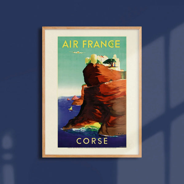 Affiche Corse - Air France