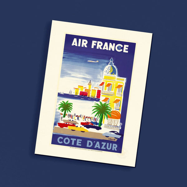 Affiche Côte d'Azur - Air France