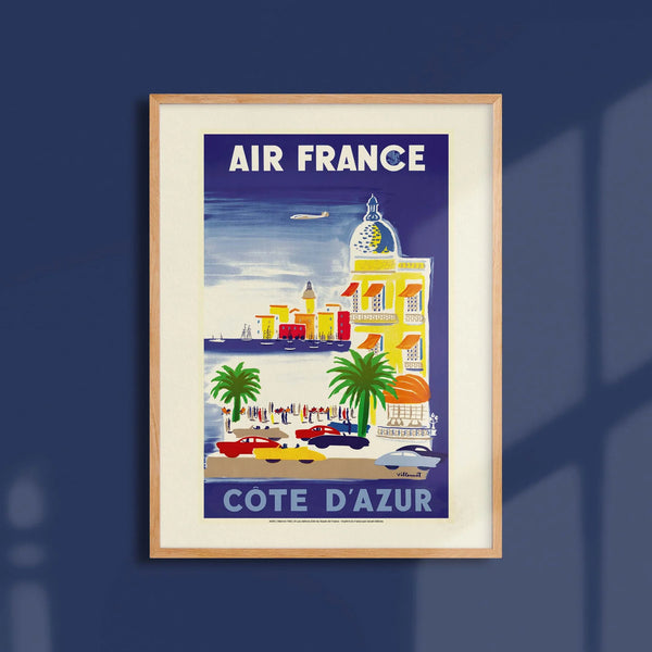 Affiche Côte d'Azur - Air France