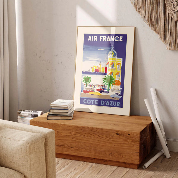 Affiche Côte d'Azur - Air France