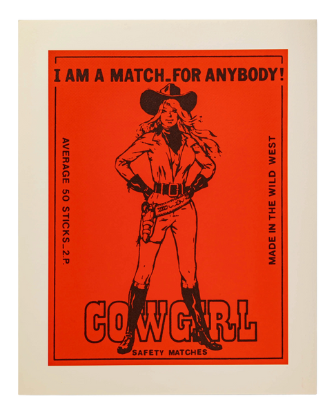 Affiche Cowgirl