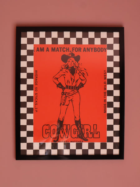 Affiche Cowgirl