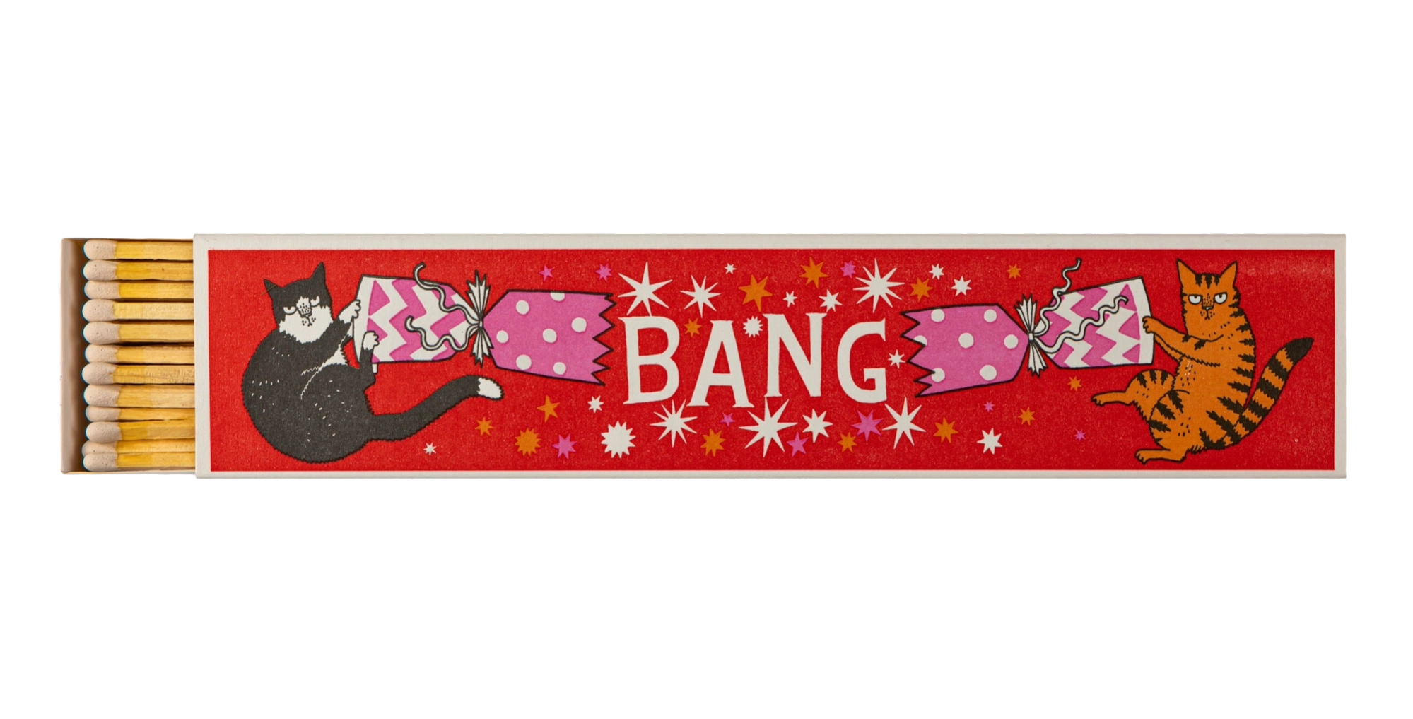 Boîte d'Allumettes Longues Christmas Cats