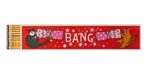 Boîte d'Allumettes Longues Christmas Cats