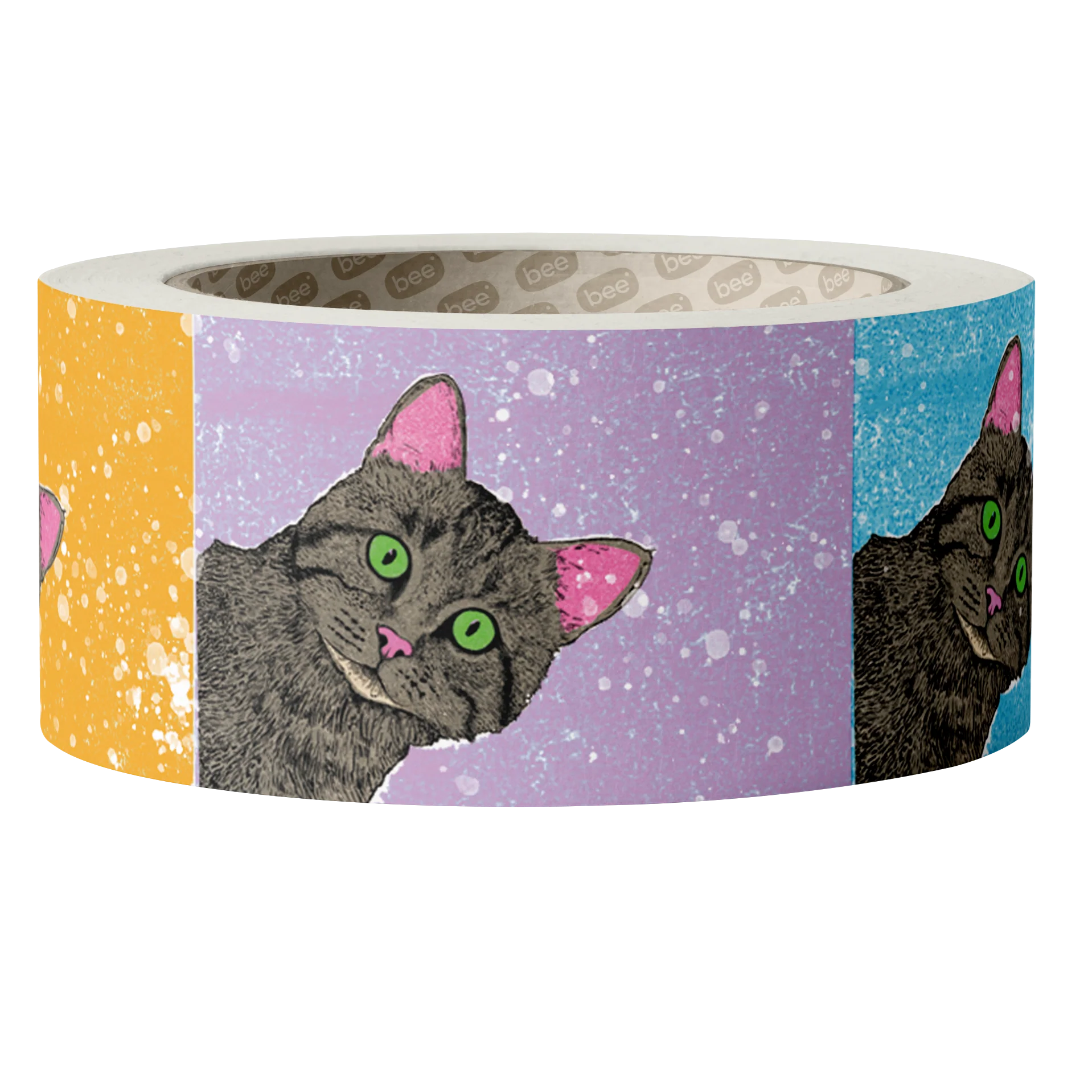 Washi Tape Chat Multicolore