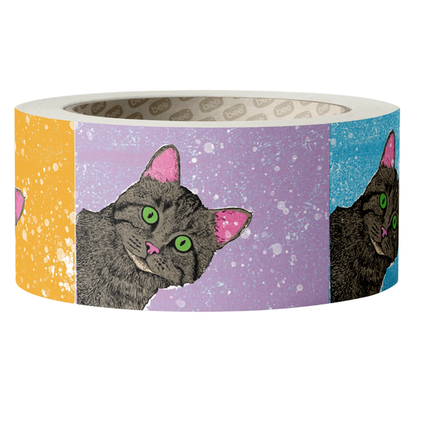 Washi Tape Chat Multicolore