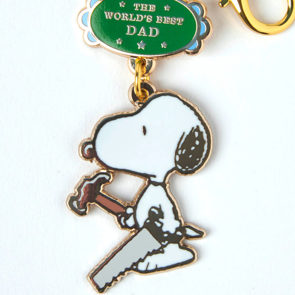 Porte-Clés Snoopy World's Best Dad
