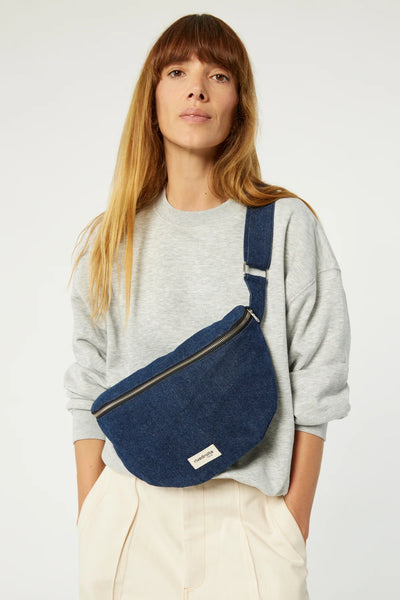 Sac Banane Custine XL - Denim