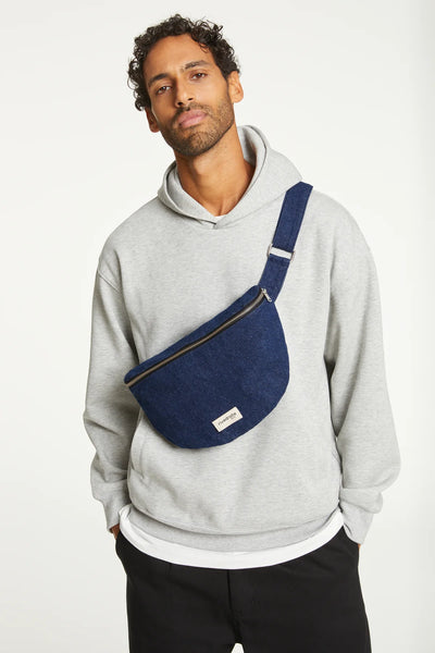Sac Banane Custine XL - Denim